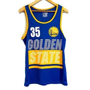 💚NBA Golden State 35 Kevin Durant Men’s Basketball Jersey Size Small